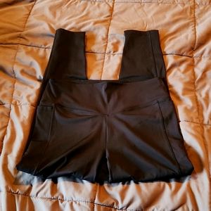 Pink Active 3/4 length leggings,  size large